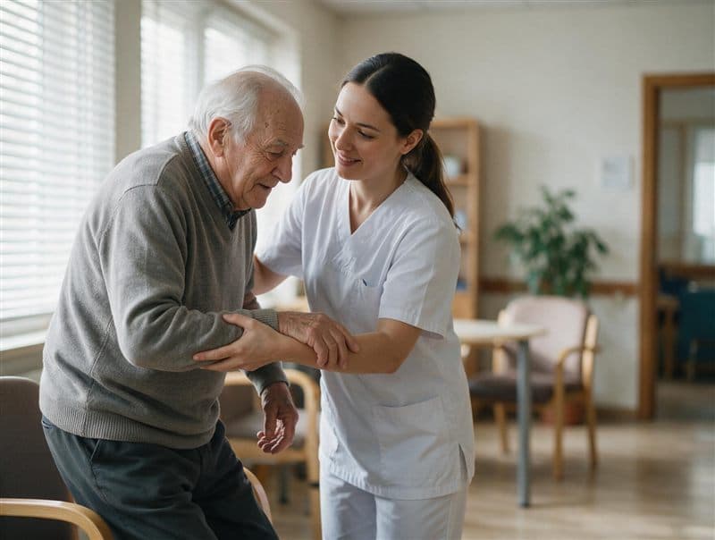 Auxiliares de geriatría del centro de día en Ourense